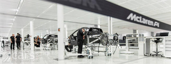 Photo McLaren P1 production starts in Woking