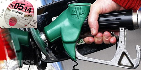 Photo car refuel and tax disc