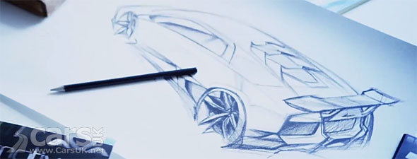 Tease sketch Lamborghini Cabrera