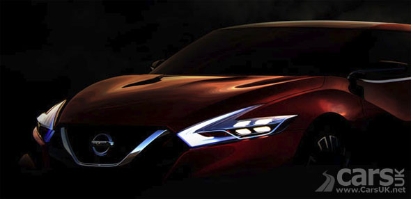 Photo Nissan Sports Sedan Tease Detroit 2014