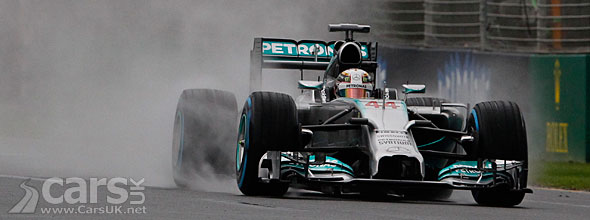Photo Lewis Hamilton pole position Mercedes Australian Grand Prix 2014