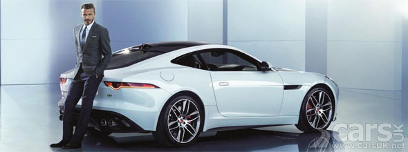Photo David Beckham Jaguar F-Type Coupe