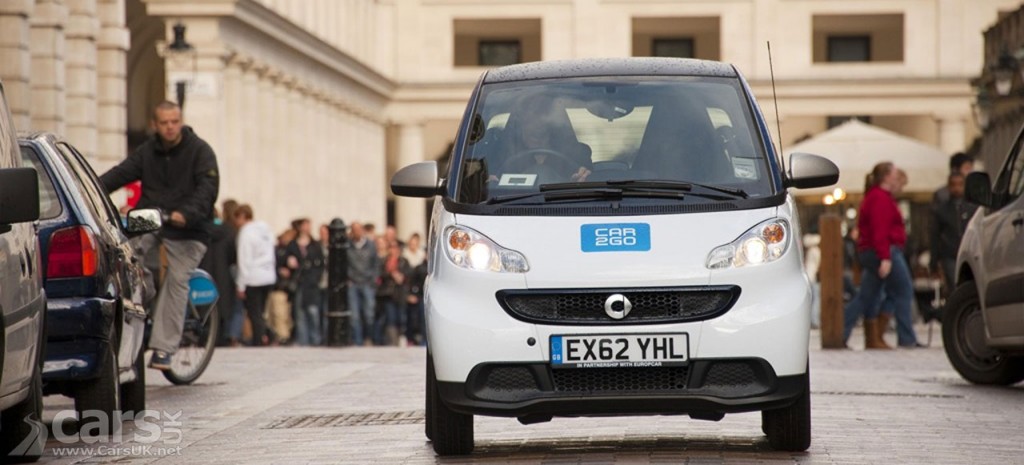 Photo Daimler's Car2Go Smart car sharing dropped in the UK