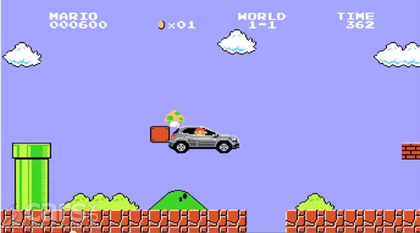 Photo Mercedes GLA Super Mario