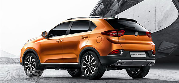 MG GTS SUV Rear View