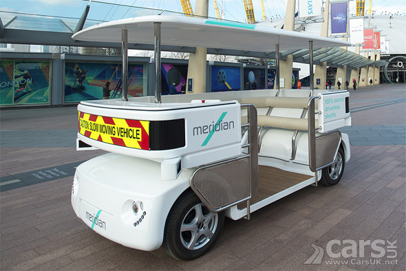 Photo Driverless Meridian Shuttle on trial in Greenwich