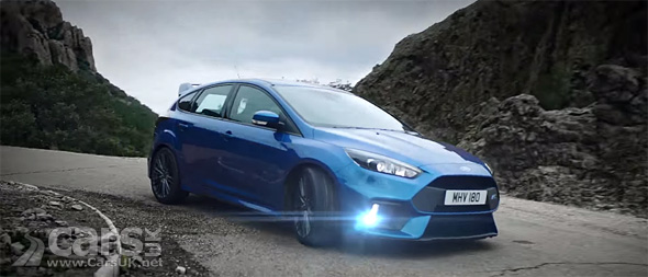 Photo New Ford Focus plays on mountain roads