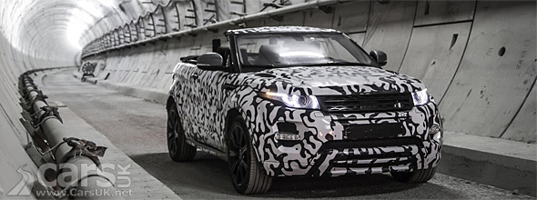 Photo Range Rover Evoque Convertible revealed - deep under London
