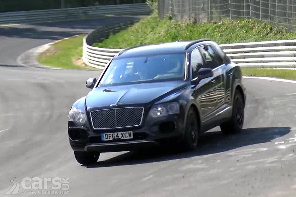 Bentley Bentayga SUV hits the Nurburgring