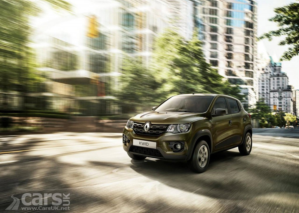 Renault KWID has been revealed as a very compact city car crossover