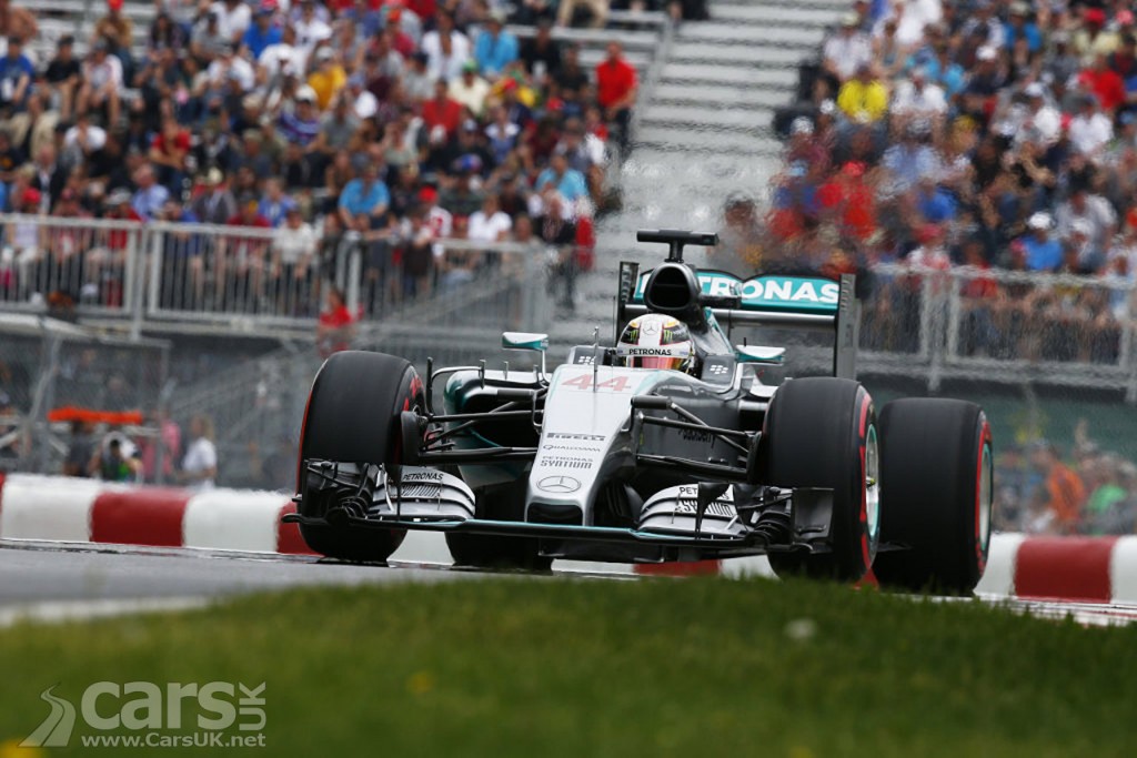 View of Lewis Hamilton pole position 2015 Canada Grand Prix