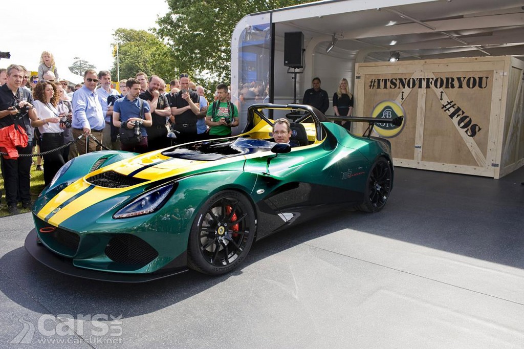 View Lotus 3-eleven revealed at the Goodwood festival of Speed