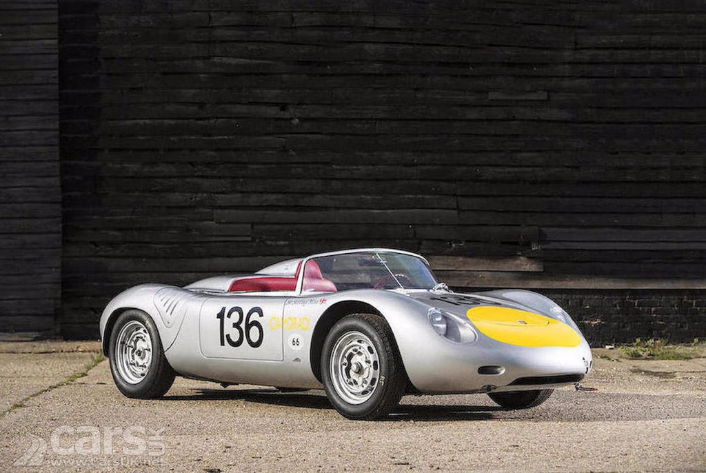 Stirling Moss Porsche RS-61 Spyder silver view