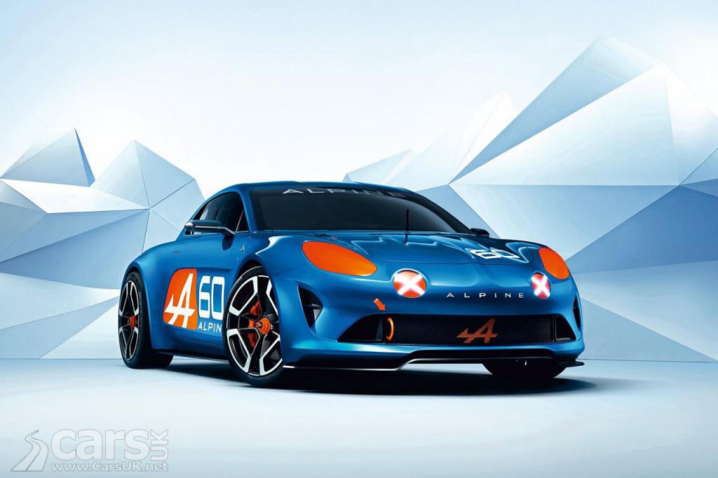 view of Renault Alpine Celebration Concept