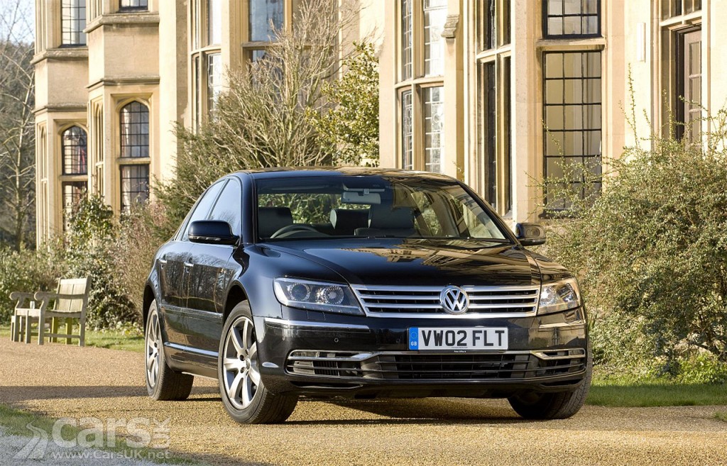 Voew of the VW Phaeton, axed from the UK