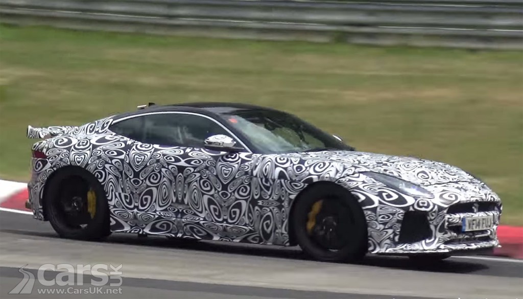 Photo Jaguar F-Type SVR caught on video