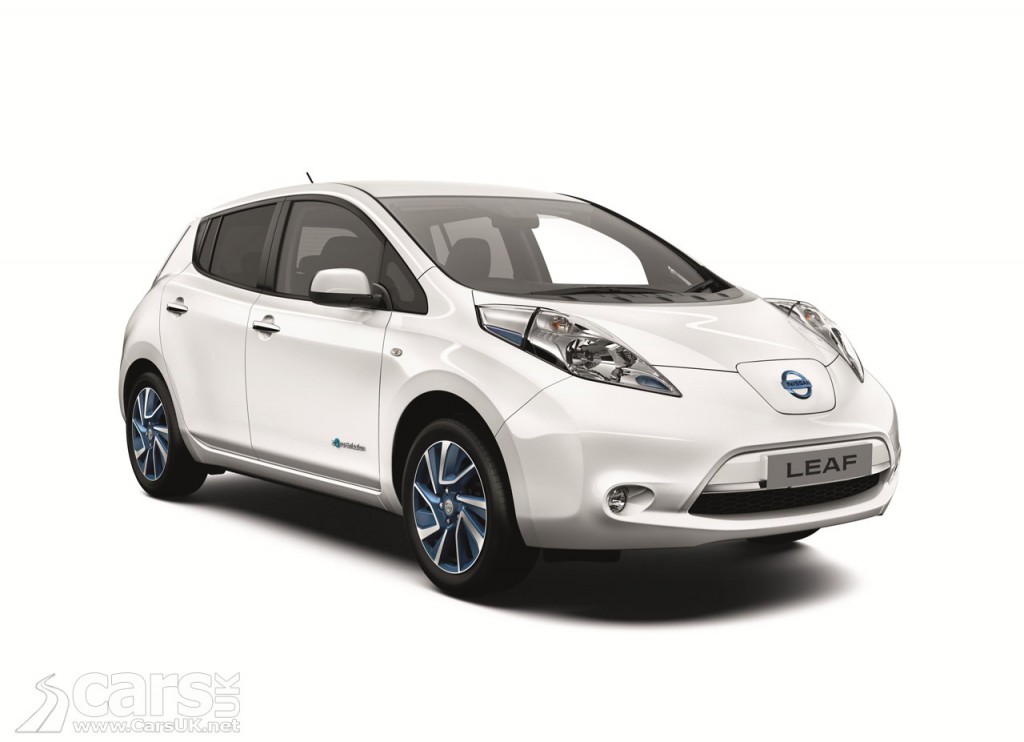 View of Nissan LEAF Acenta+ trim