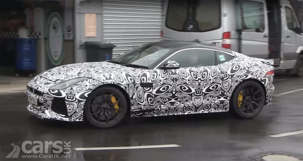 Photo Jaguar F-Type SVR Coupe caught again on video
