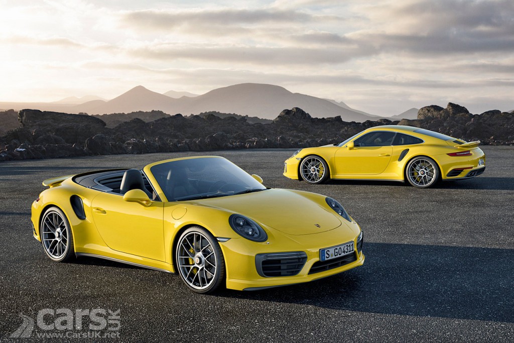 2016 Porsche 911 Turbo & Turbo S Coupe and Convertible Facelift