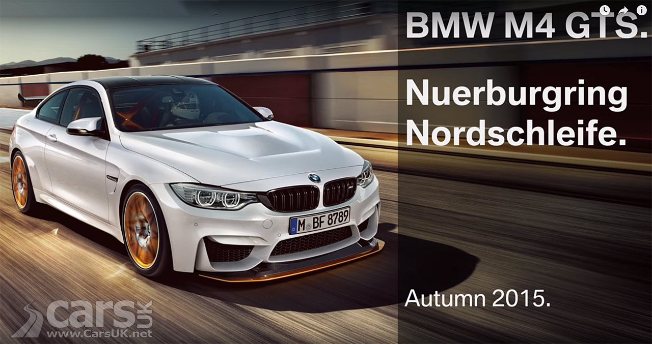 BMW M4 GTS is the fastest BMW production car round the Nurburgring EVER ...