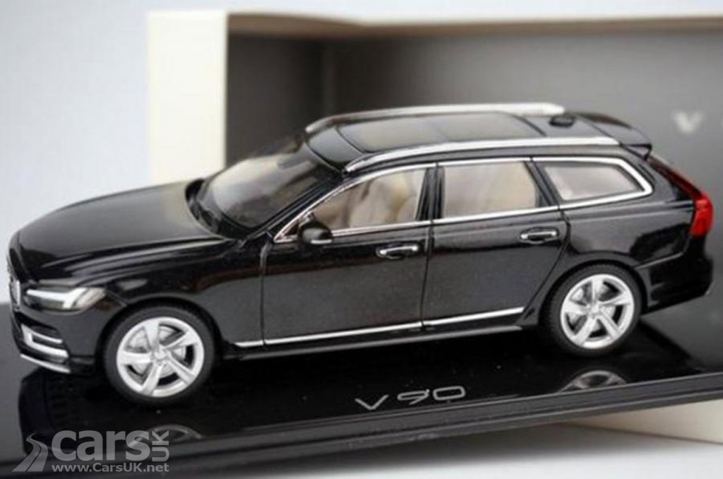 Volvo V90 revealed in scale model