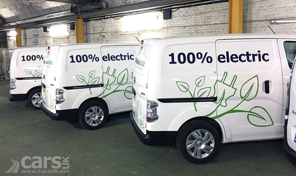 Photo Gnewt Cargo Electric Delivery Fleet
