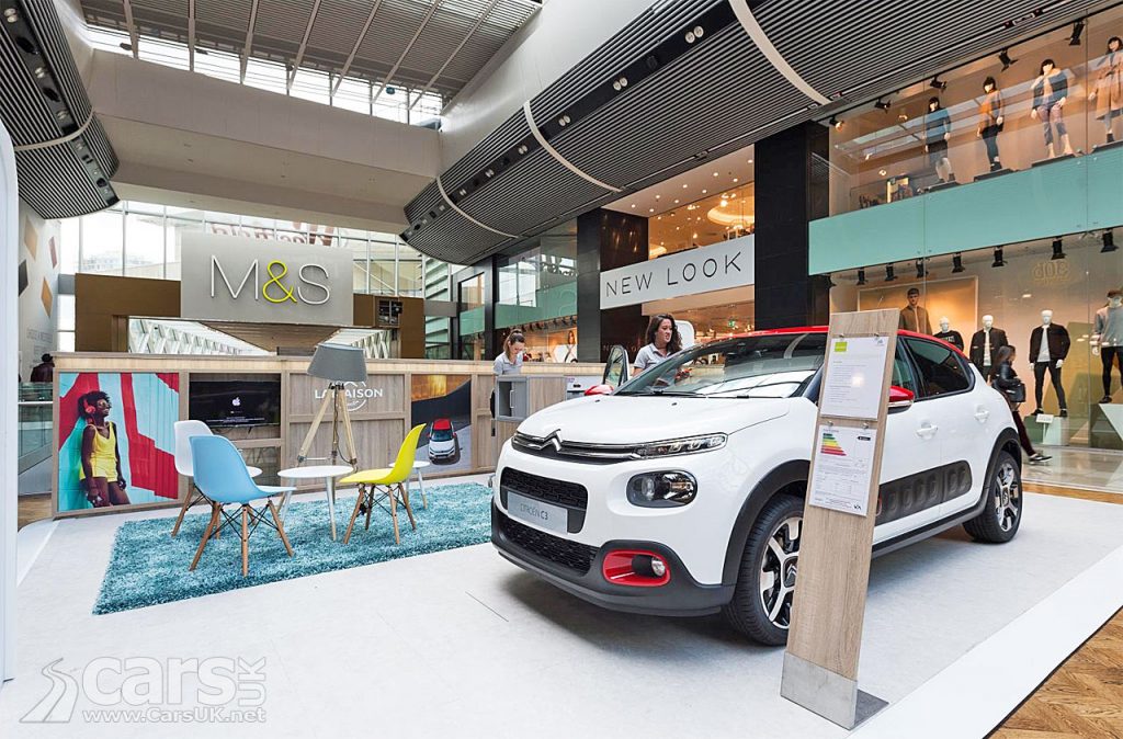 Photo 2017 Citroen C3 UK debut Westfield Stratford