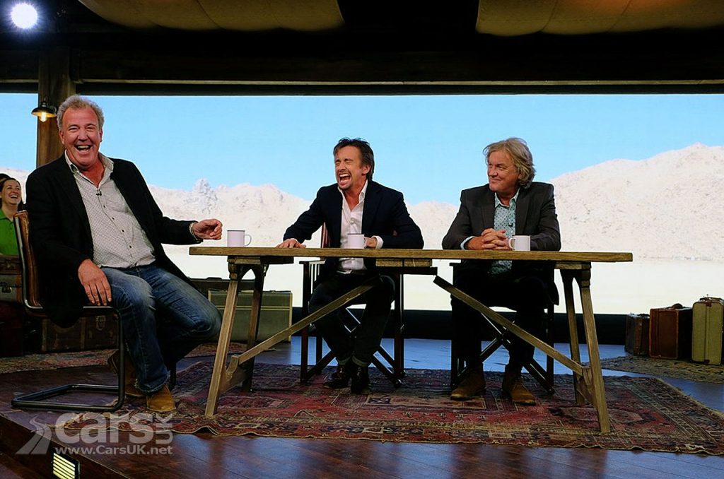 Photo The Grand Tour launch Clarkson, Hammond & May