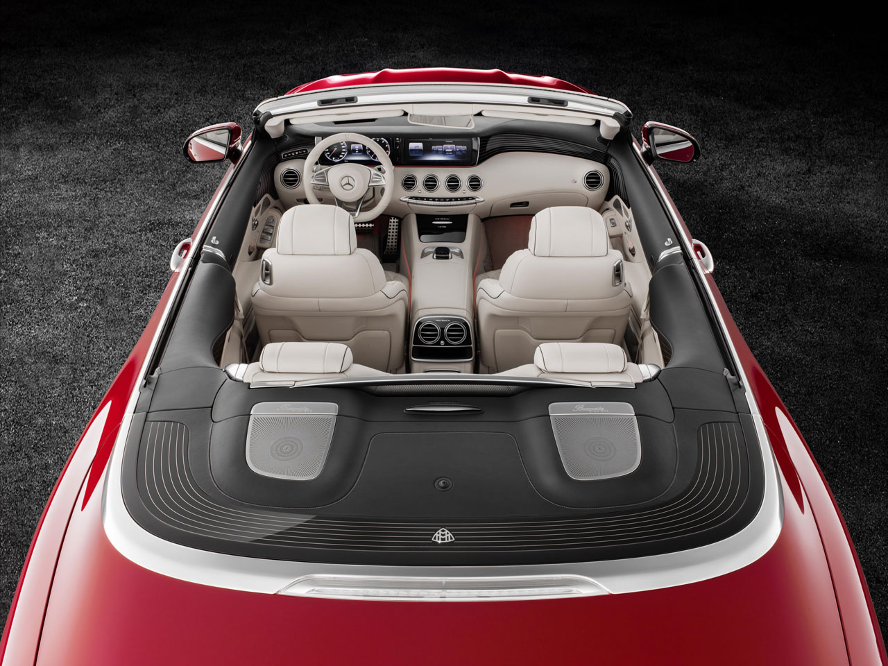 Photo Mercedes-Maybach S 650 Cabriolet birds-eye view