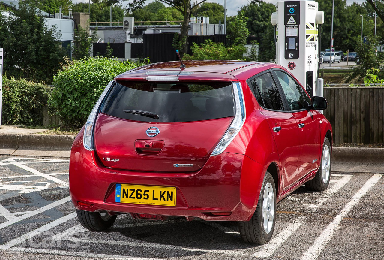 Photo Electric car public charging point