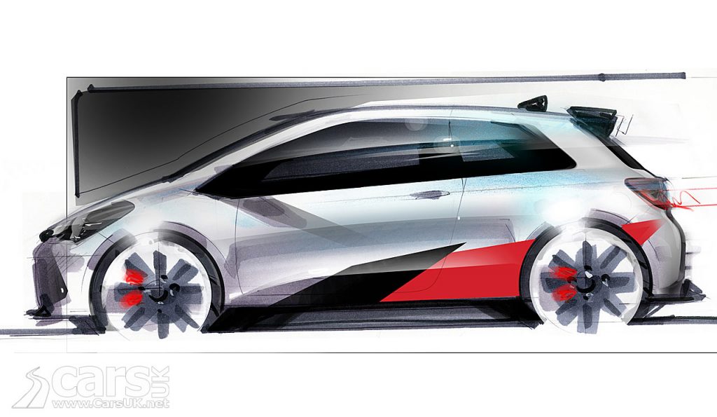 Photo Toyota Yaris Gazoo Sketch
