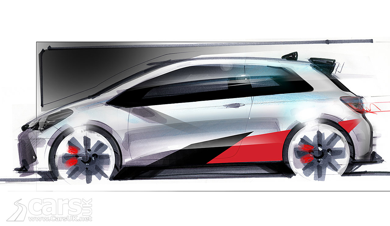 Photo Toyota Yaris Gazoo Sketch