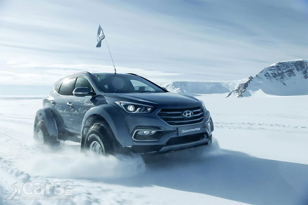 Photo Hyundai Santa Fe conquers the Antarctic