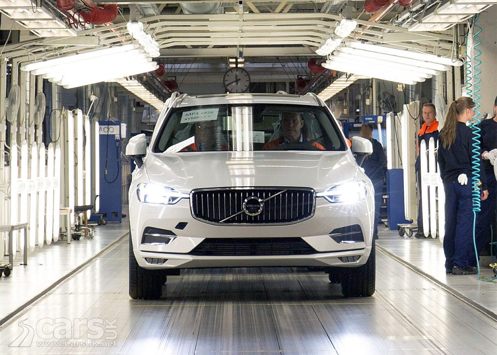Photo First new Volvo XC60 rolls of Volvo's Torslanda plant in Sweden