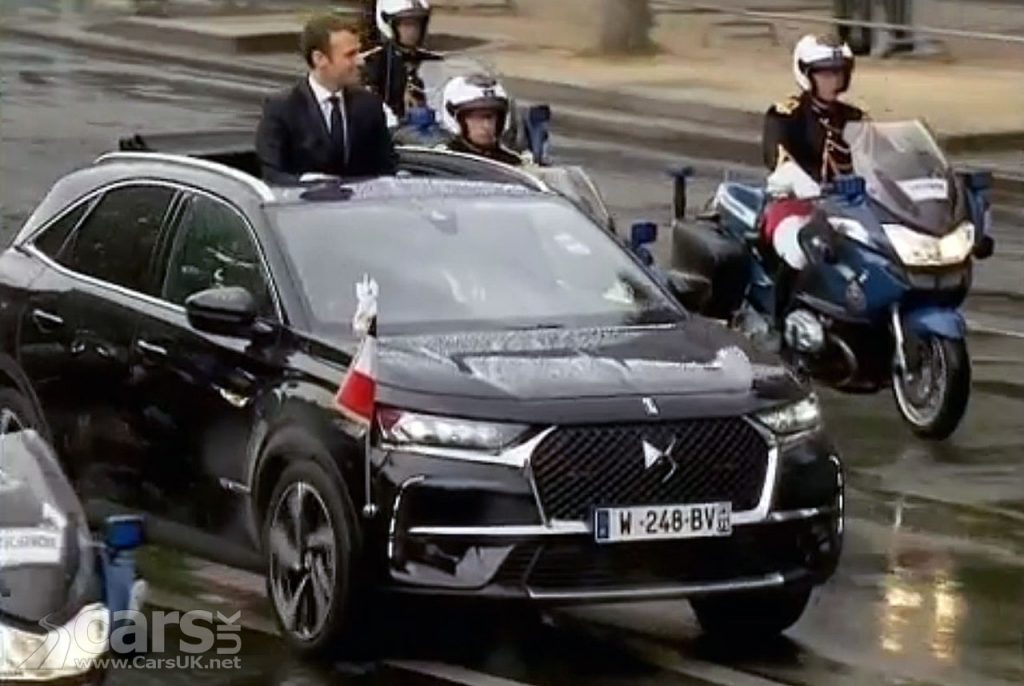 Photo DS 7 Crossback hits the road with new French President Macron
