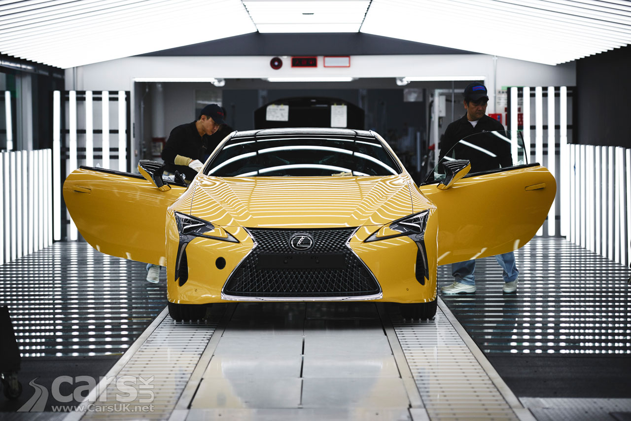 Photo Lexus LC UK Production