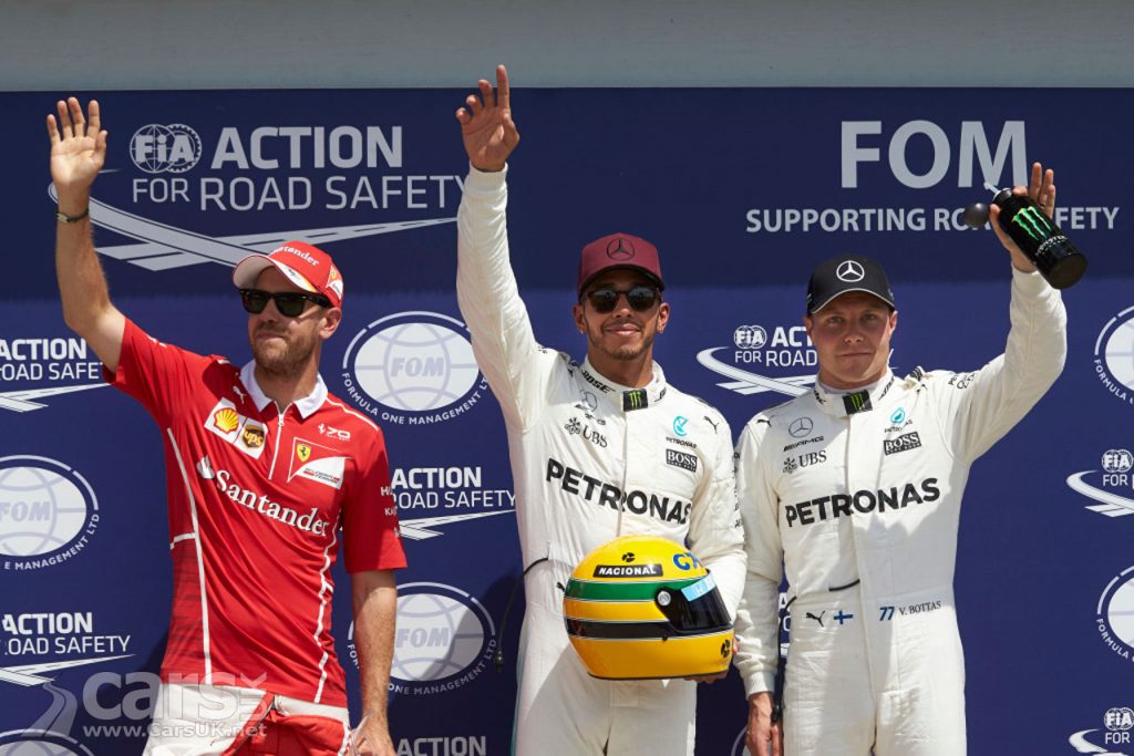 Photo Hailton, Vettel, Bottas 2017 Canadian Grand Prix Qualifying 2017
