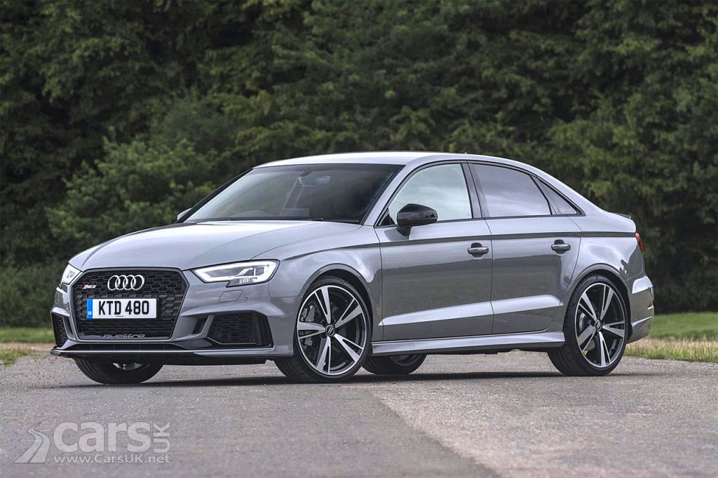 2017 Audi RS 3 Saloon (pictured) & Sportback go on sale in the UK from £44,300