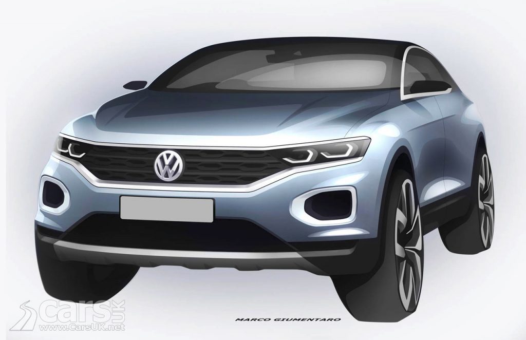Volkswagen T-ROC SUV teased ahead of a Frankfurt reveal