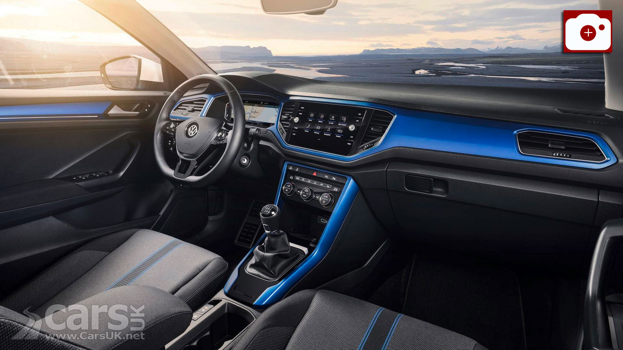 The new Volkswagen T-ROC gets an almost funky Interior
