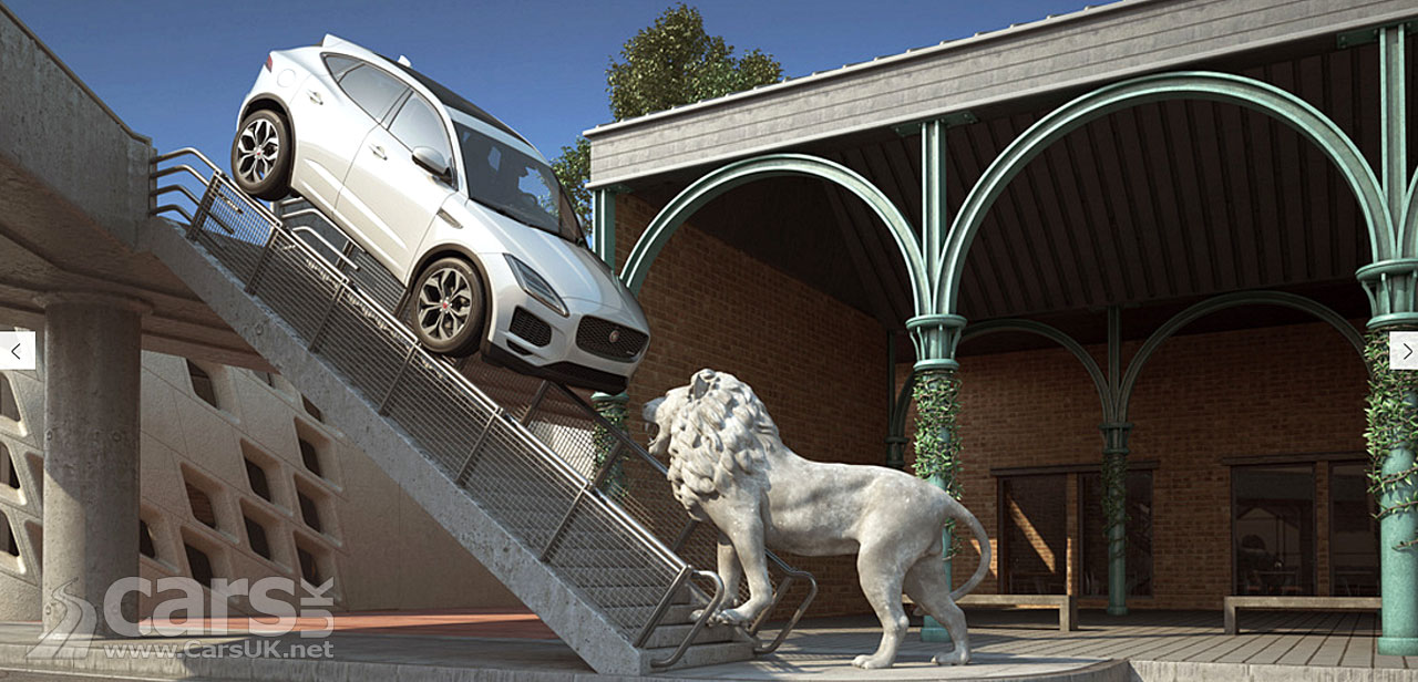Jaguar E-Pace SUV goes SURREAL as it challenges the new Volvo XC40