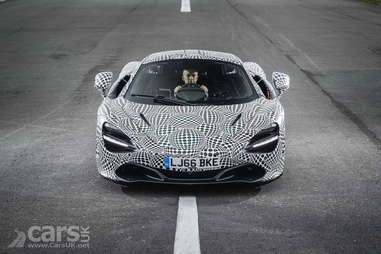 McLaren BP23 Hyper GT tries its F1 3-Seat layout on a 720S Mule