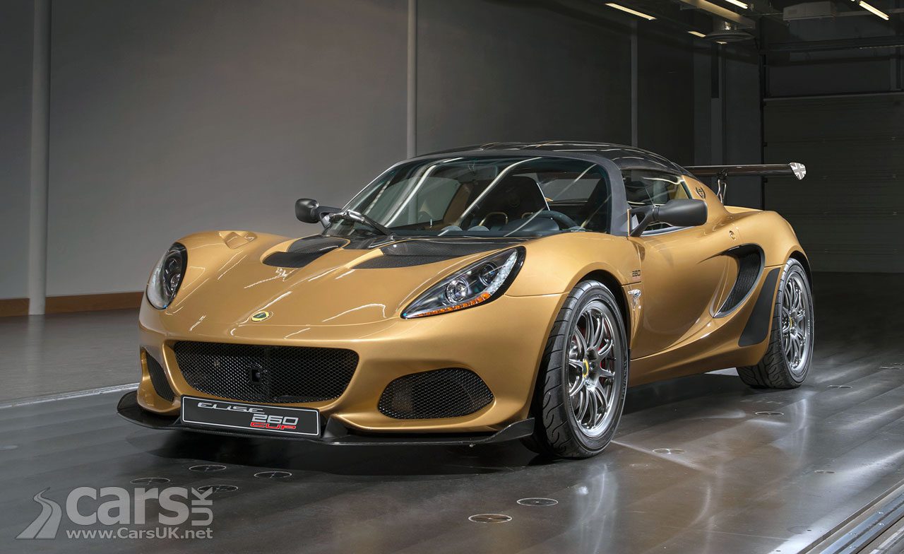 The new Lotus Elise Cup 260 (pictured) is the fastest Elise EVER