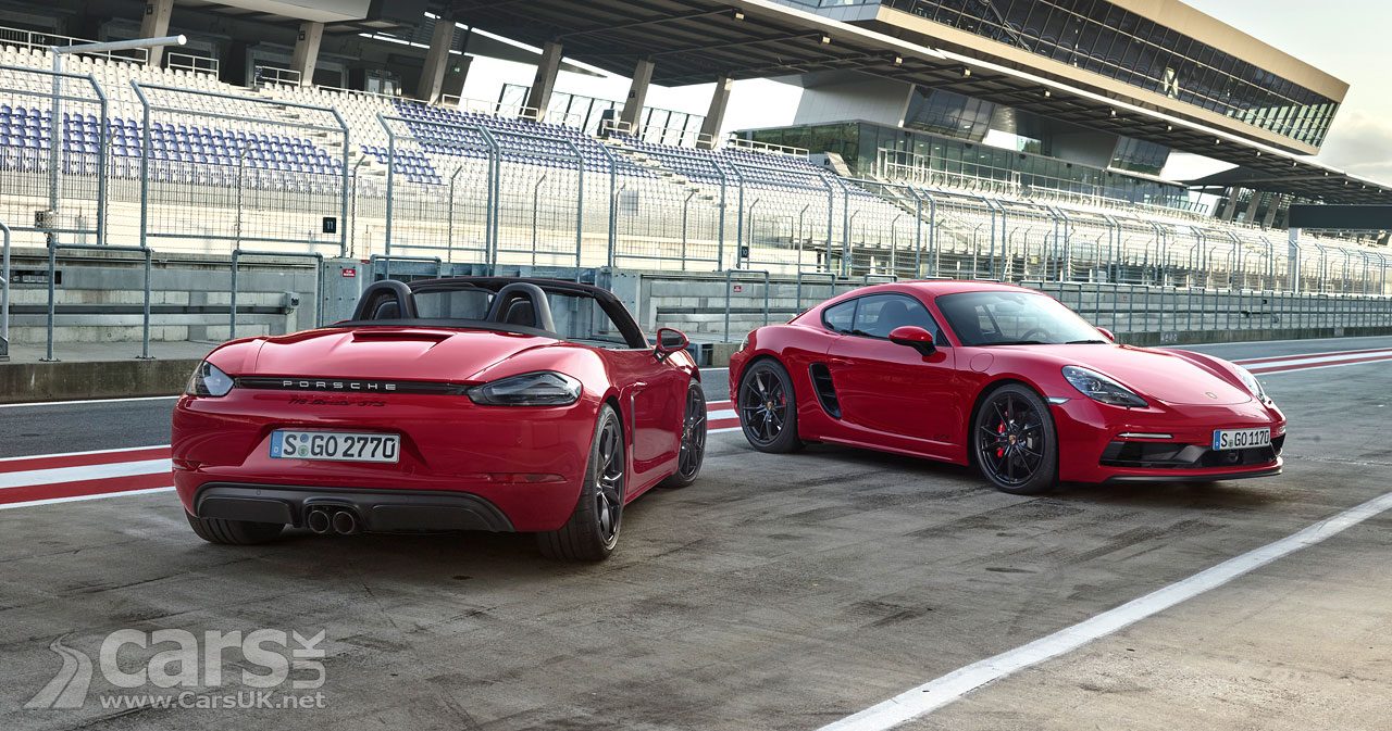 Porsche 718 Cayman GTS and 718 Boxster GTS REVEALED with 361bhp