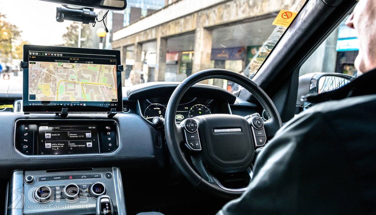 Self-Driving Jaguars and Land Rovers out on Coventry's roads