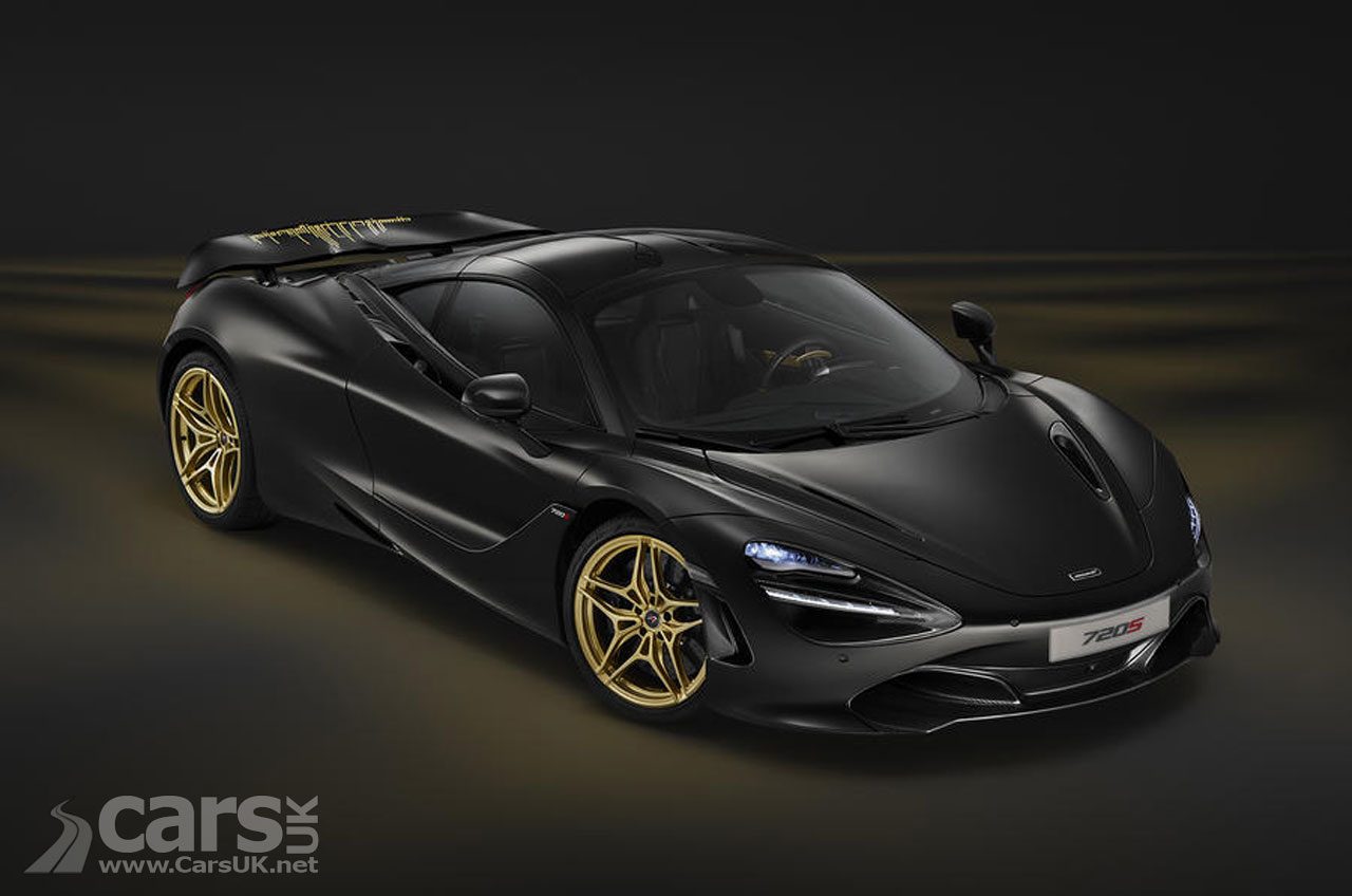 McLaren 720S Black & Gold MSO Special at Dubai Motor Show