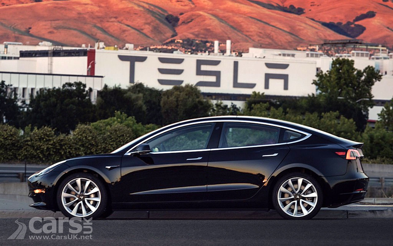 The first production Tesla Model 3 EV - but there haven't been many made since