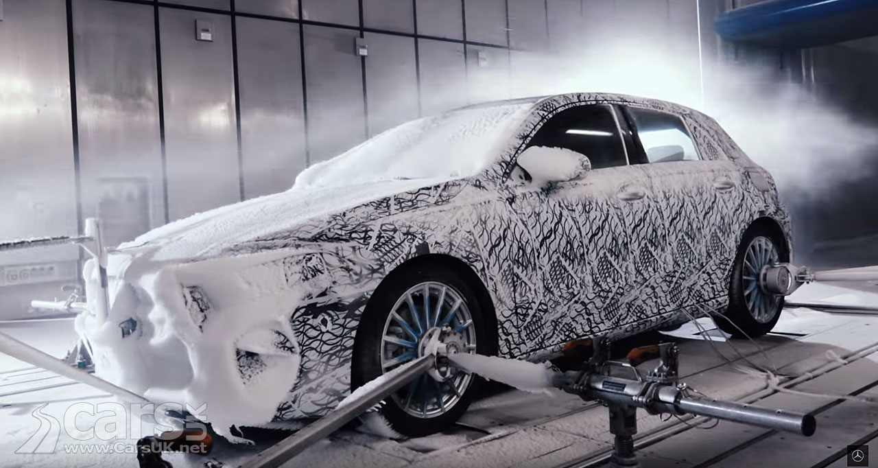 New 2018 Mercedes A-Class TEASE continues with winter testing video