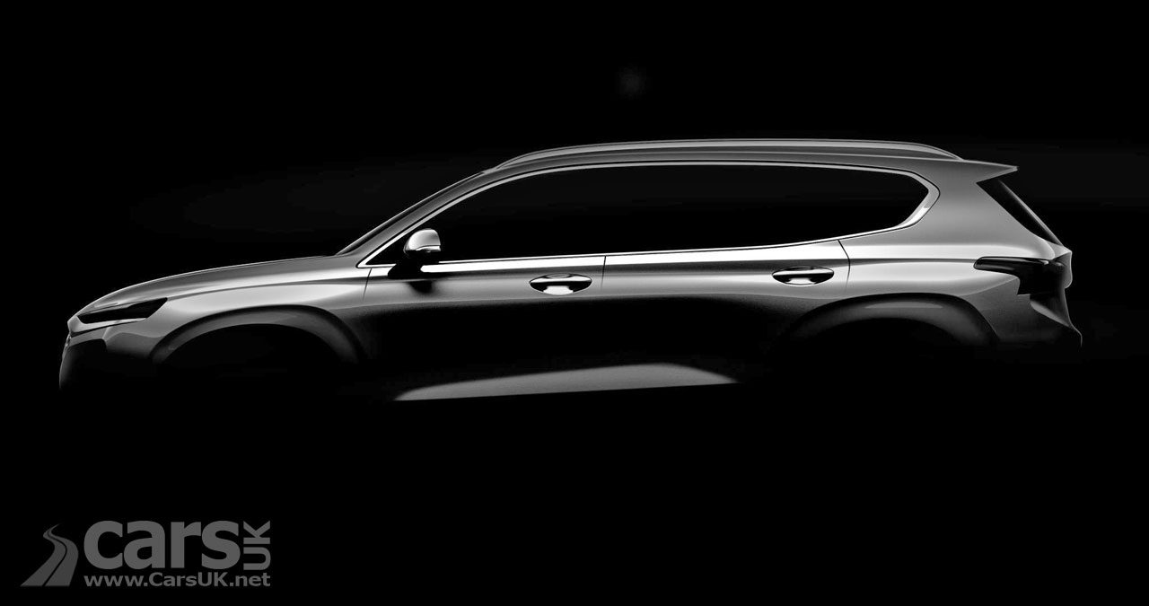 2018 Hyundai Santa FE SUV TEASED