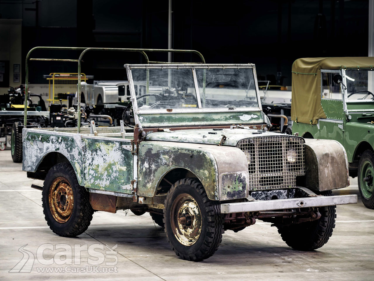 1948 Land Rover LAUNCH car being restored by JLR Classic